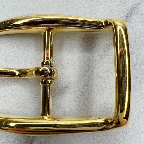 Vintage Gold Tone Simple Basic Belt Buckle for up to 1 Inch Belt - Picture 4 of 8